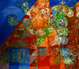 Mese Is Lehetne, 1974, 106 x 122 cm, tempera-applikci